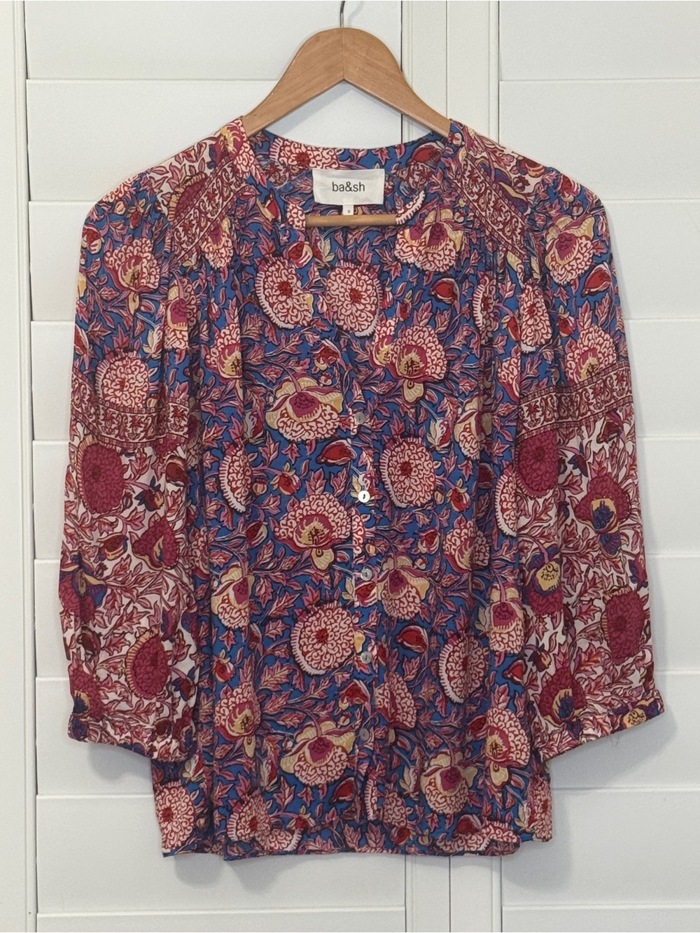 ba&sh VLAD floral top - Picture 4 of 15